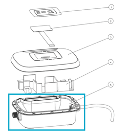 Pièces Détachées Capot inférieur 2019 pour robot RAPTOR 58481 - SAPHYR 10289 - MIA 58478 - FALCON 58479 Bestway 2
