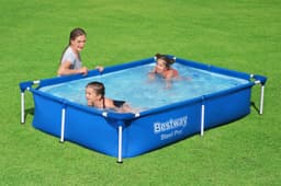 Piscine hors sol Piscine hors sol rectangle Steel Pro™ 221 x 150 x 43 cm bleu clair Bestway 3