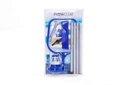 Accessoires Piscine Kit d'entretien pour piscines hors sol 6 pièces, épuisette, doseur flottant, thermomètre flottant, bandelettes de test, patch de réparation, manche alu 203 cm Bestway 7
