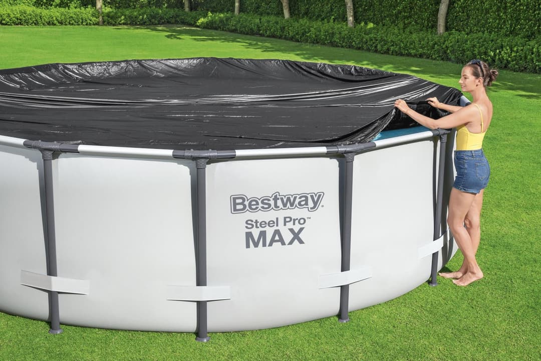 Accessoires Piscine Bâche 4 saisons ronde 305cm pour piscine hors sol Steel Pro Ø 305 cm Bestway 4