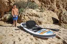 Bateaux, paddle et kayak Paddle SUP White Cap Hydro-Force™ 305 x 84 x 12 cm convertible en kayak avec siège, cale-pieds, pagaie et pompe Bestway 7