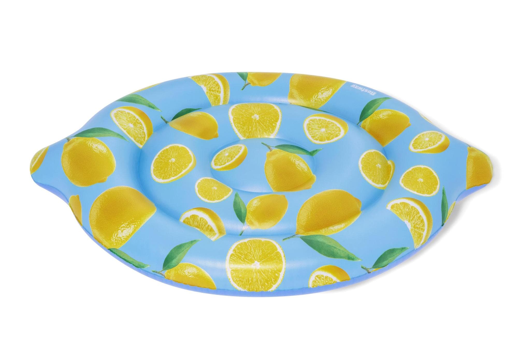 Jeux d'extérieur et trampoline Ile gonflable parfumée citron Scentsational™ Lemon 176 x 123 cm Bestway 1