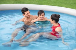 Piscine hors sol Piscine autoportante Fast Set ronde rotin 366 x 76 cm Bestway 4