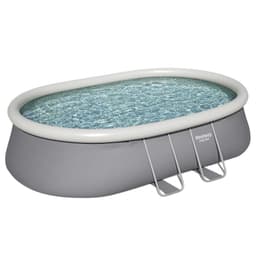 Piscine hors sol Piscine autoportante ovale Fast Set 549 x 366 x 122 cm avec filtration Bestway 1