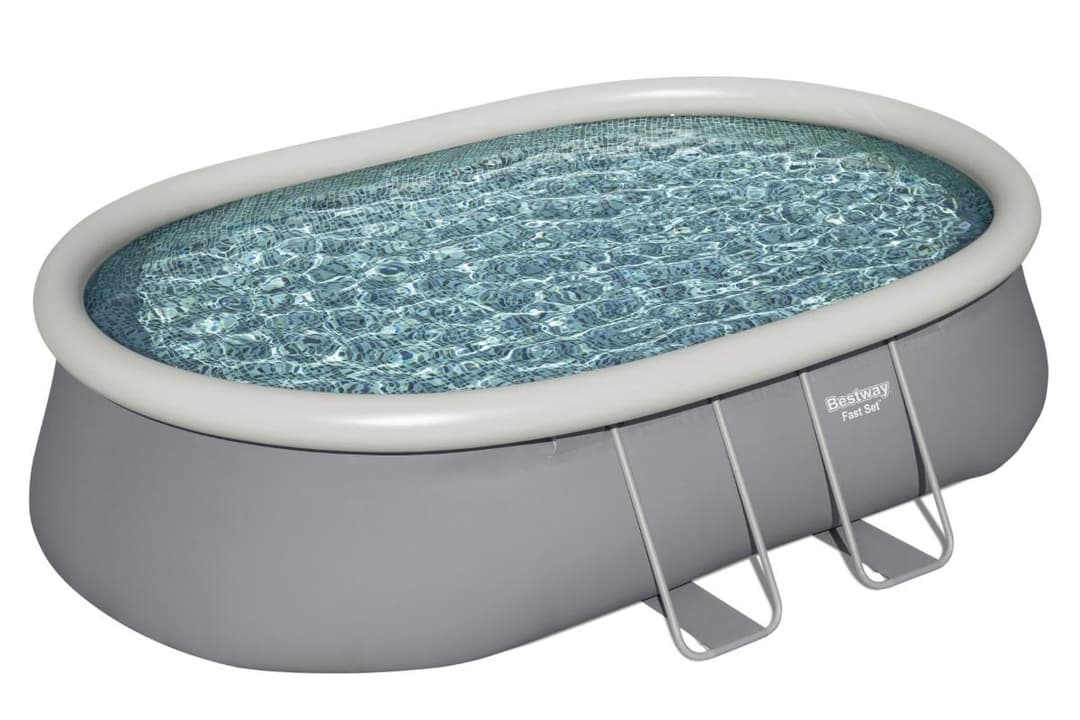 Piscine hors sol Piscine autoportante ovale Fast Set 549 x 366 x 122 cm avec filtration Bestway 4