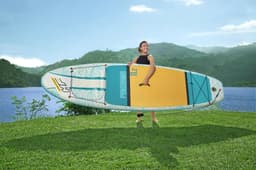 Bateaux, paddle et kayak Paddle gonflable Panorama Hydro-force 340 x 89 x 15 cm avec hublot Bestway 9
