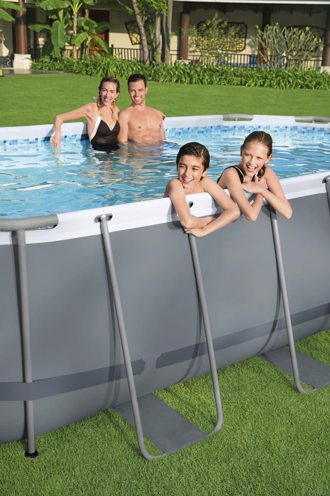 Piscine hors sol Piscine hors-sol sans accessoire Power steel ovale 427x250x100cm Bestway 3