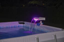 Accessoires Piscine Fontaine cascade lumineuse pour piscine hors sol Bestway 5
