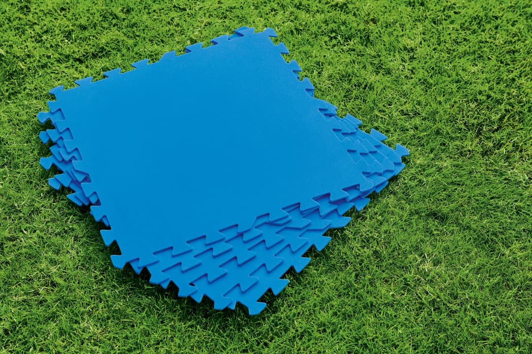 Accessoires Piscine Lot de 9 tapis de protection 50 x 50 cm - bleu Bestway 4