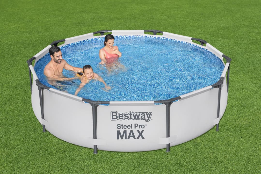Piscine hors sol Piscine hors sol ronde Steel Pro Max 305 x 76 cm Bestway 2