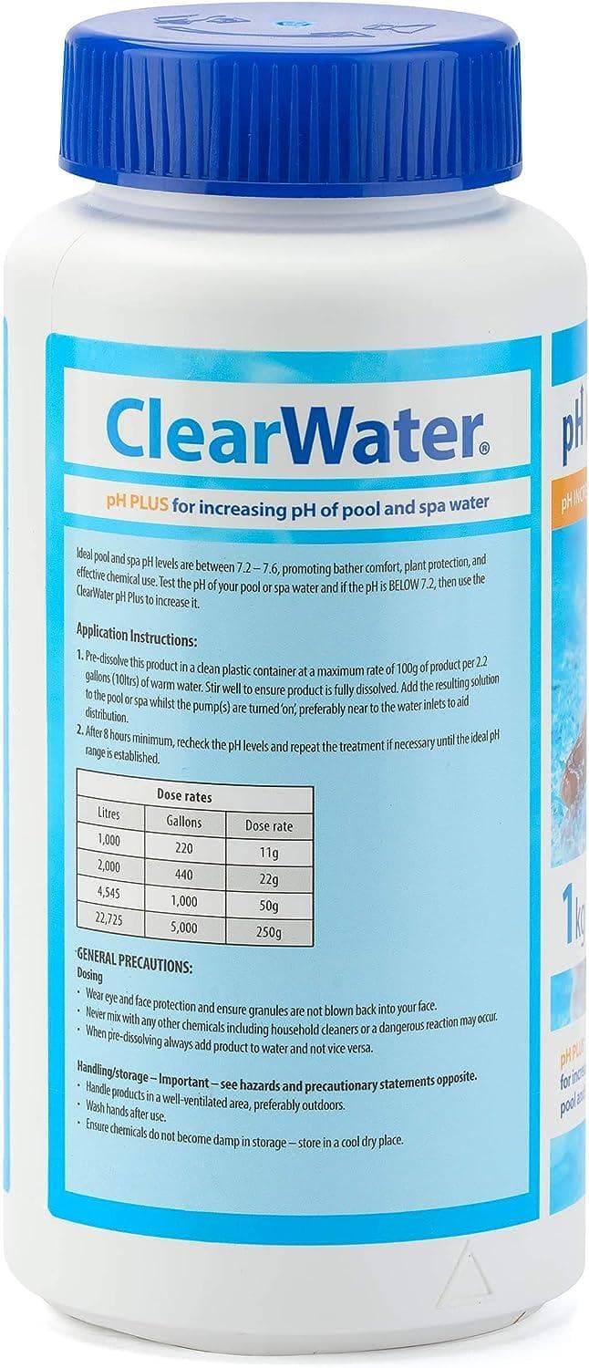Accessoires Piscine ClearWater 1kg pH Plus Bestway 3