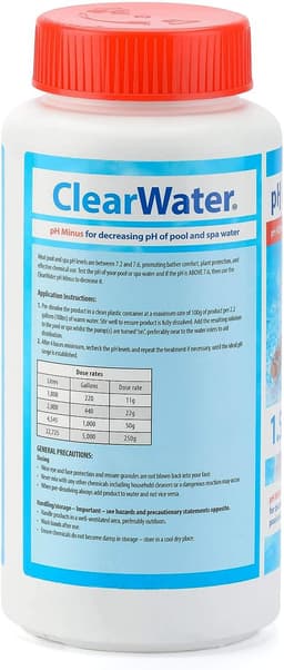 Accessoires Piscine ClearWater 1kg pH Minus Bestway 3