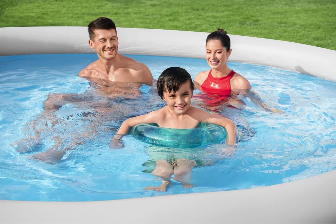 Piscine hors sol Piscine autoportante Fast Set ronde rotin 366 x 76 cm Bestway 5