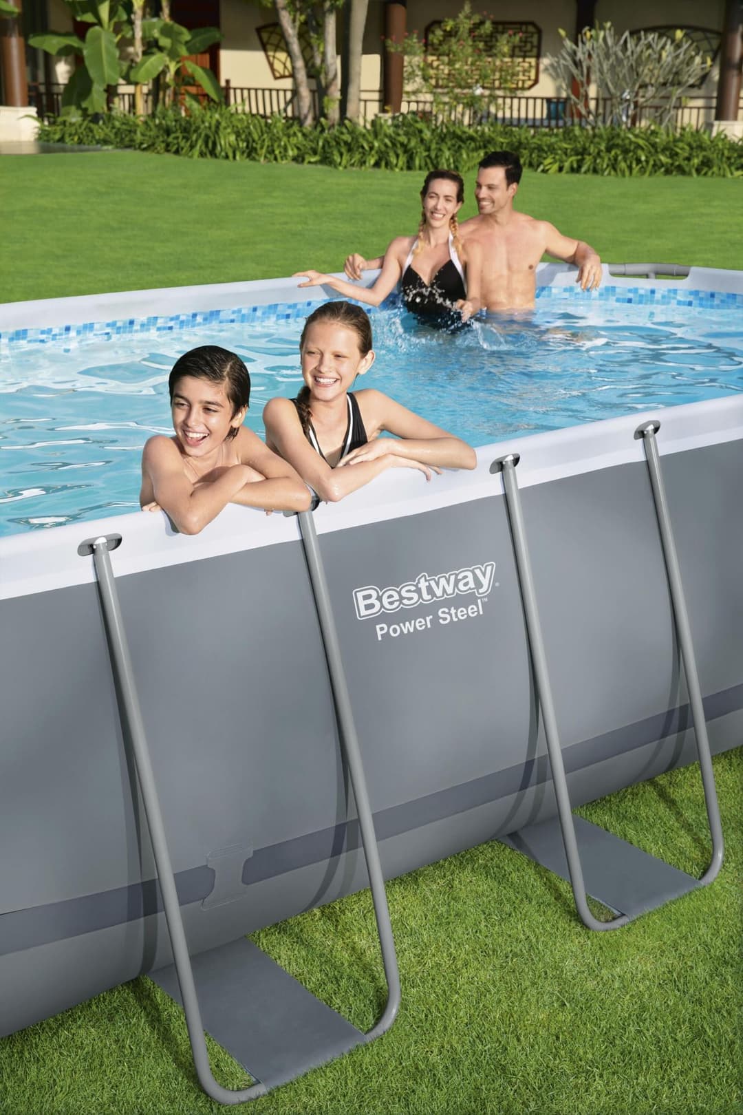Piscine hors sol Piscine hors-sol sans accessoire Power steel ovale 549x274x122cm Bestway 3