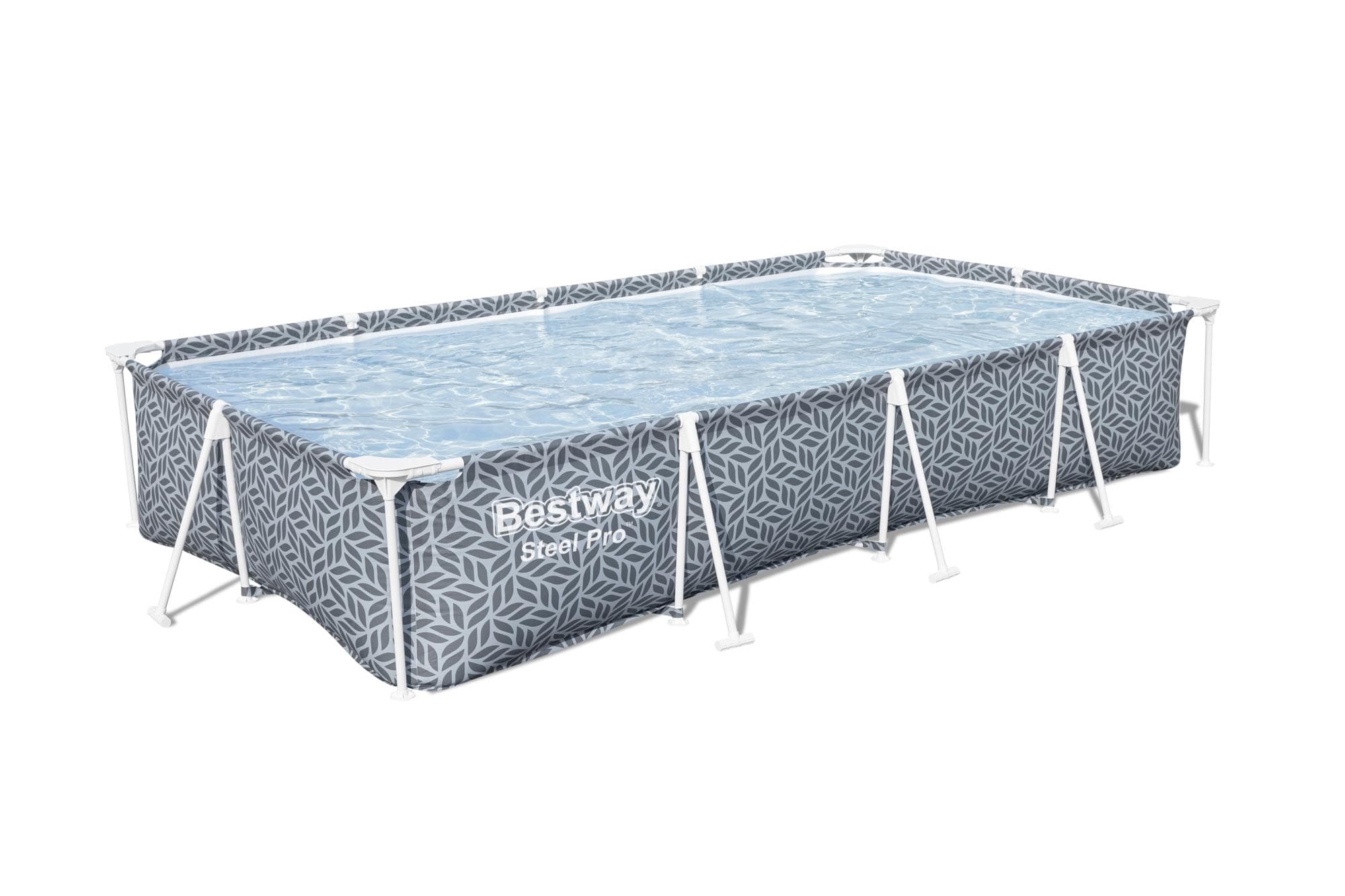 Piscine hors sol Piscine hors sol rectangle Steel Pro 366 x 201 x 66 cm décor graphique Bestway 1