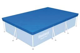 Accessoires Piscine Bâche 4 saisons rectangle 304x205cm pour piscine Steel Pro 300x201cm Bestway 2