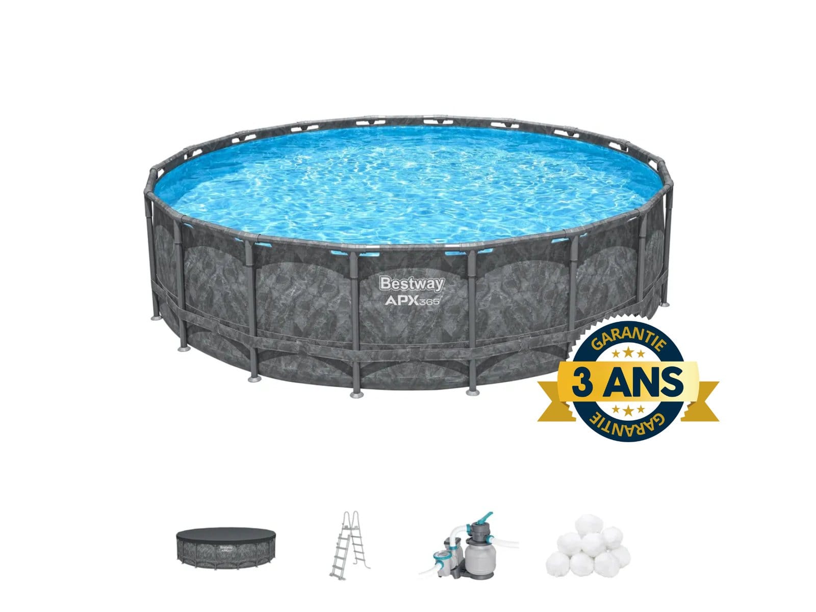 Piscine hors sol Piscine hors sol ronde 549 x 132 cm APX 365 Bestway 1