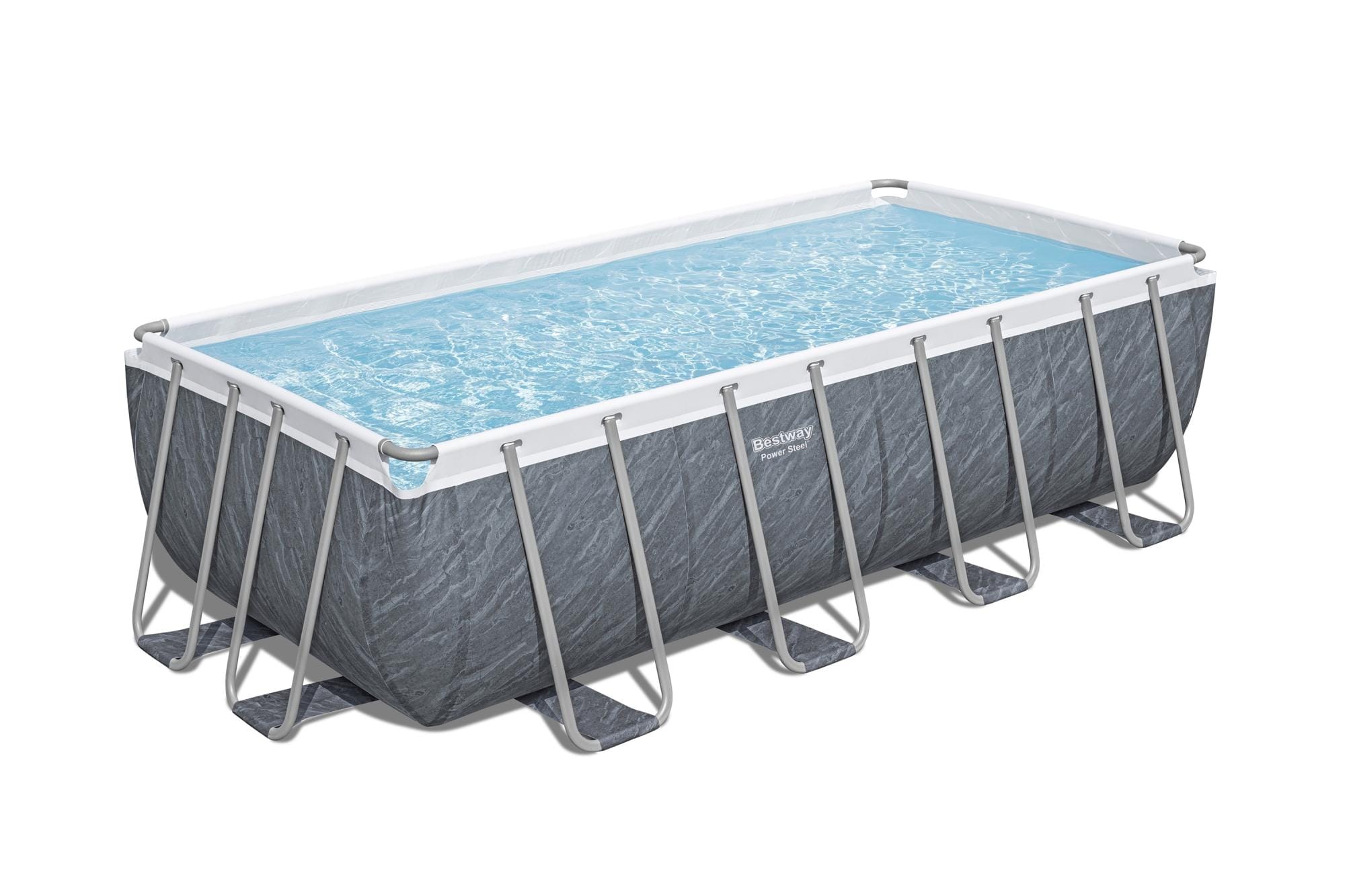 Piscine hors sol Piscine hors sol sans accessoire Power Steel rectangle 488x244x122cm Bestway 1