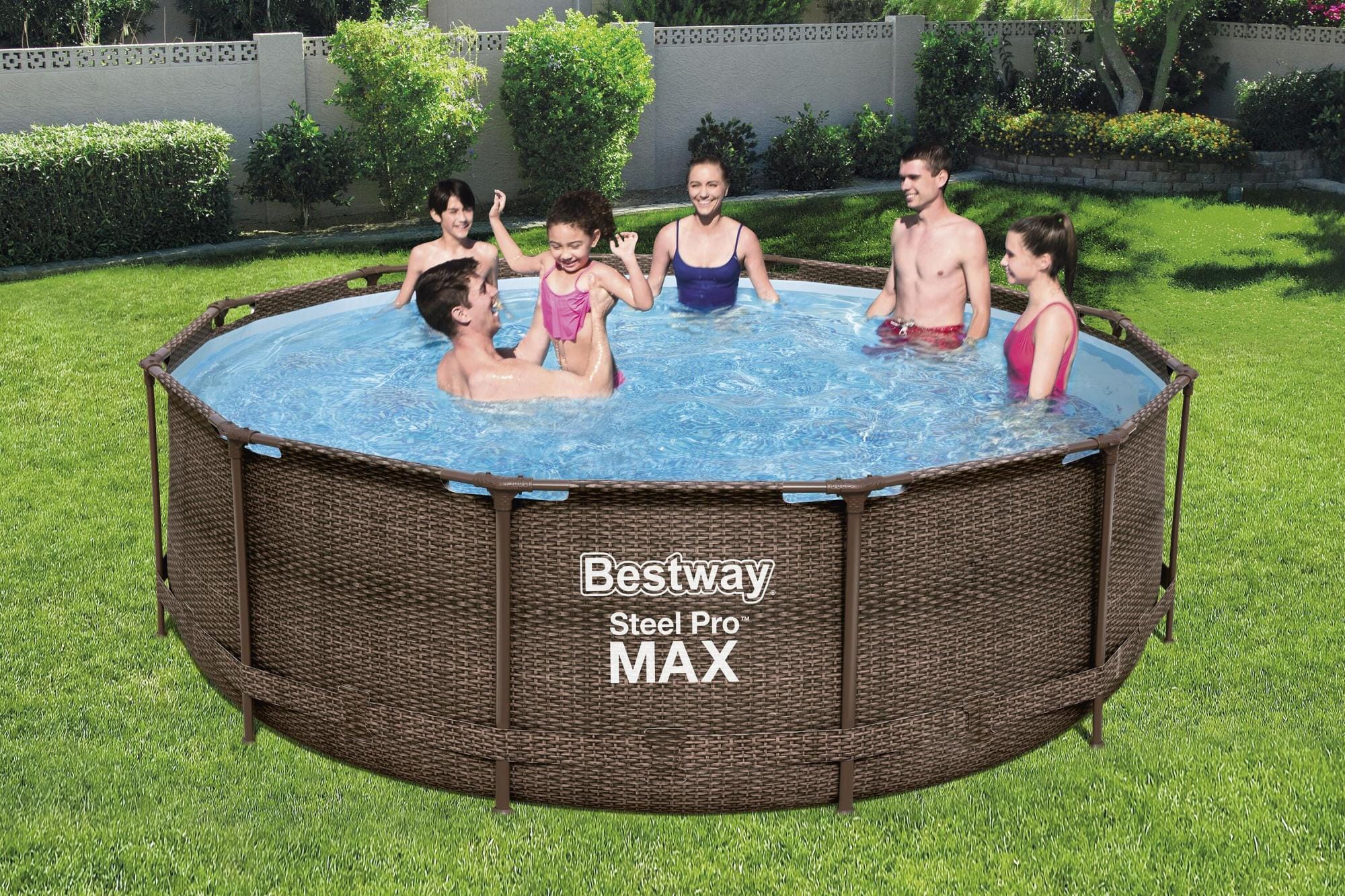 Piscine hors sol Piscine hors sol ronde 366x366x100cm Steel Pro Max sans accessoires Bestway 1