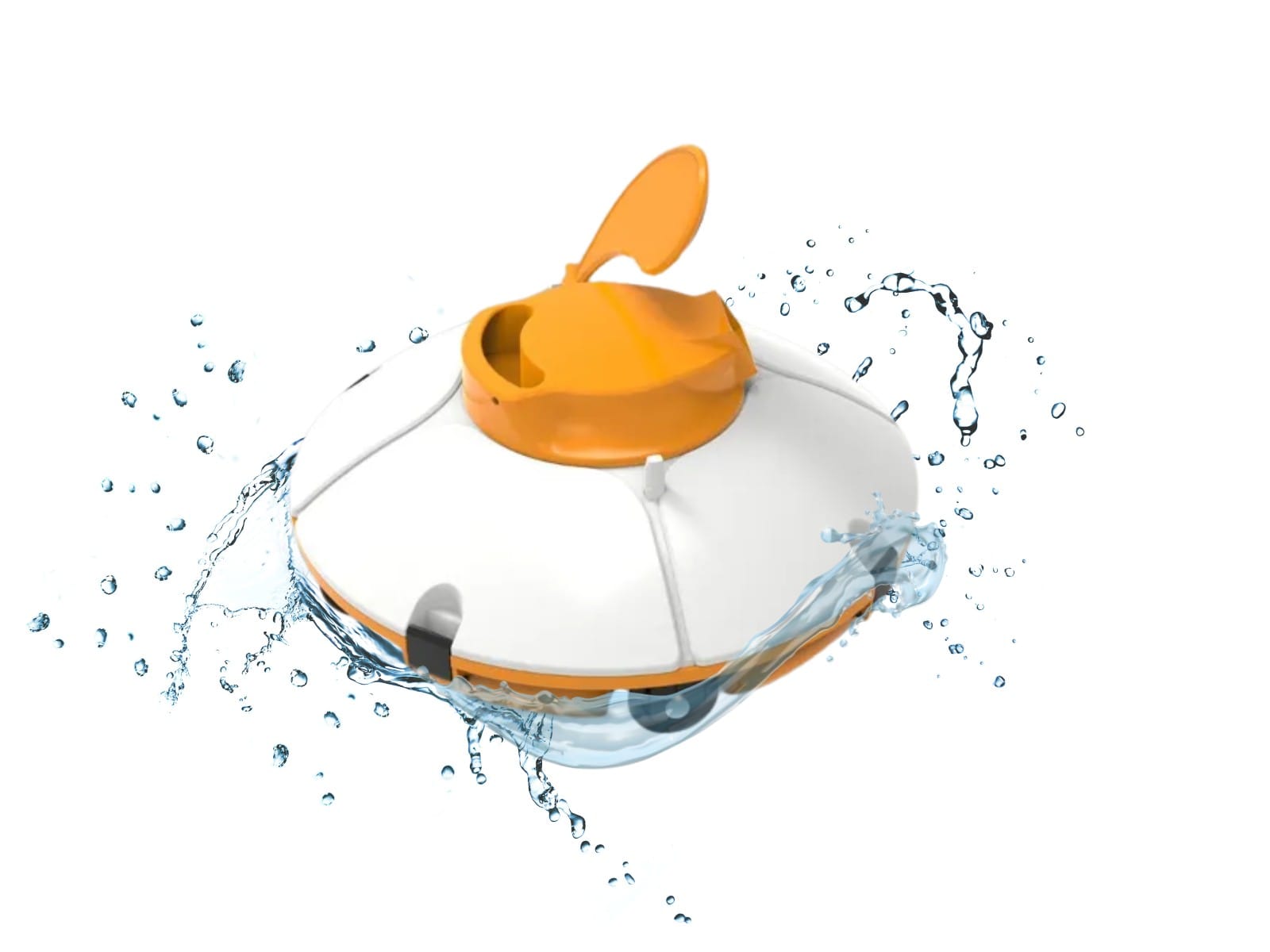 Robot piscine Robot piscine autonome Frisbee orange - nettoyage fond plat - 5x3m max Bestway 1