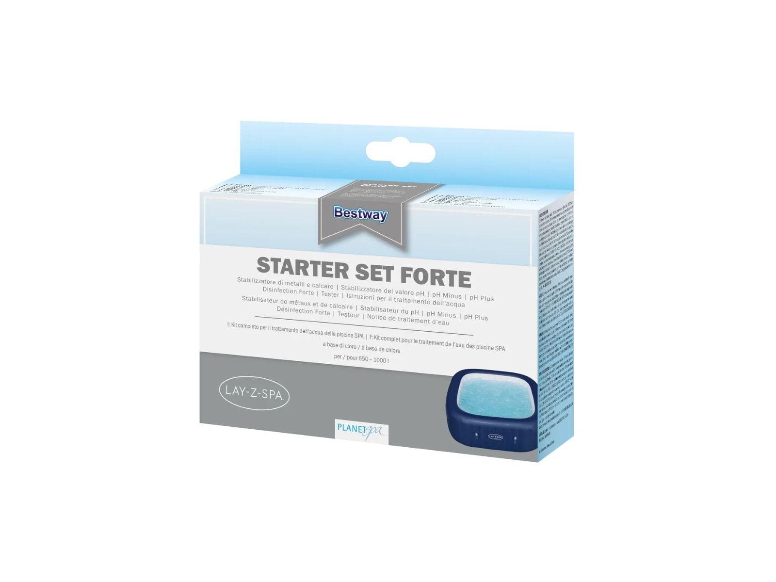 Accessoires Spa Starter Set pour spa, kit de traitement de l'eau 6 composants Bestway 1